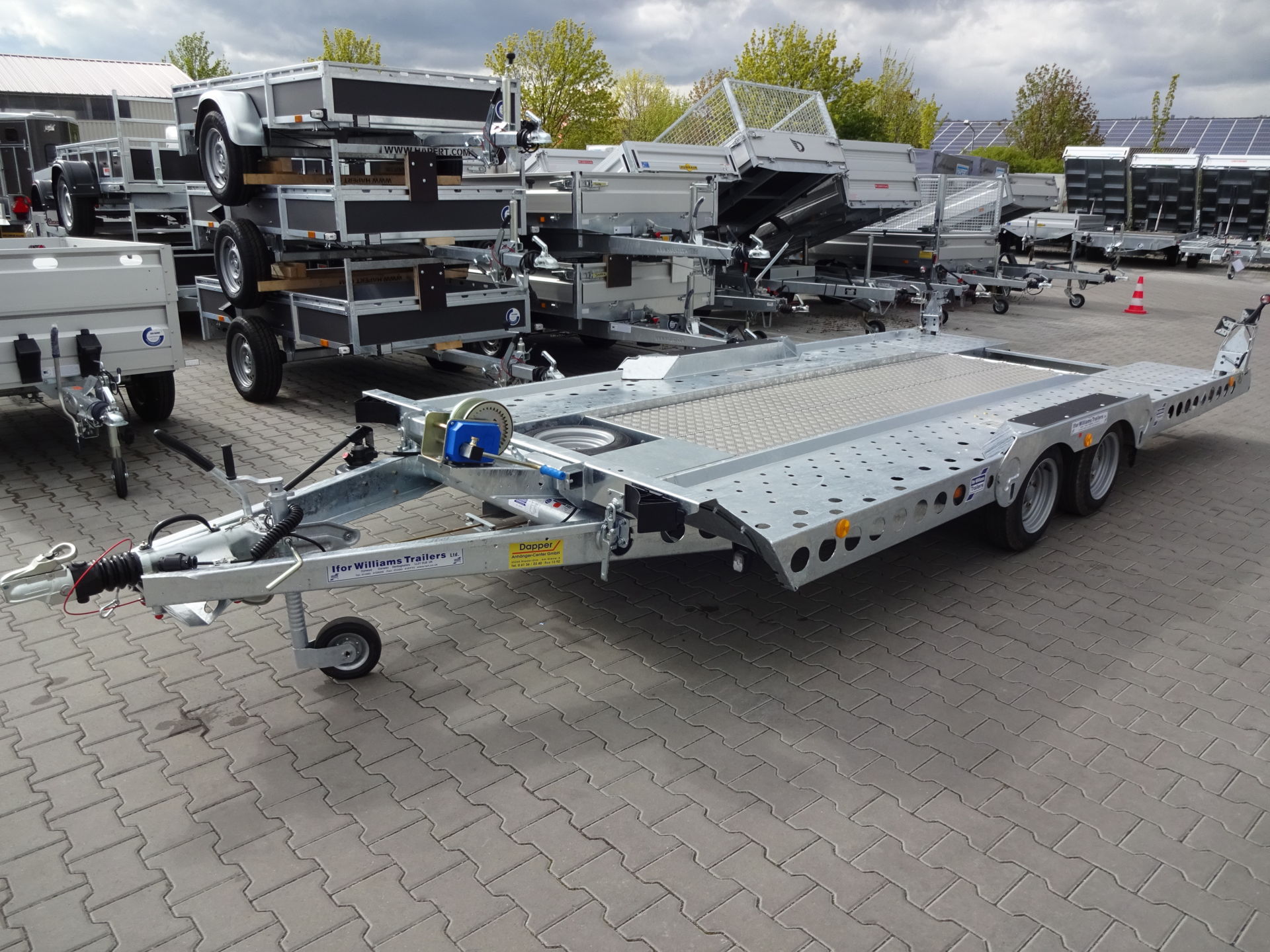 Sachentransportanhänger Ifor Williams LM6CH. Autoanhänger