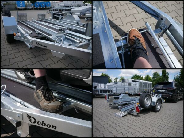 Debon Roadster Moto 2 kippbar +Ersatzrad +Staubox – Bild 8