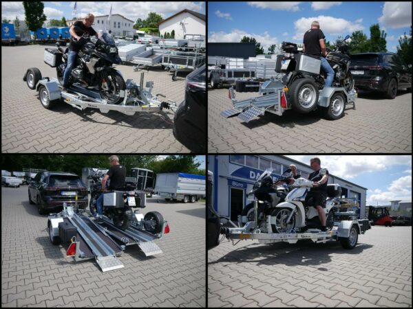 Debon Roadster Moto 2 kippbar +Ersatzrad +Staubox – Bild 9
