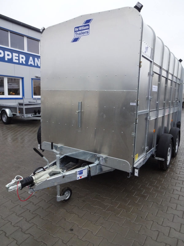 Ifor Williams TA510G 12x7 3,74x1,75x2,12m 3500kg +Rampetür +Windspoiler +Quertrennung – Bild 8