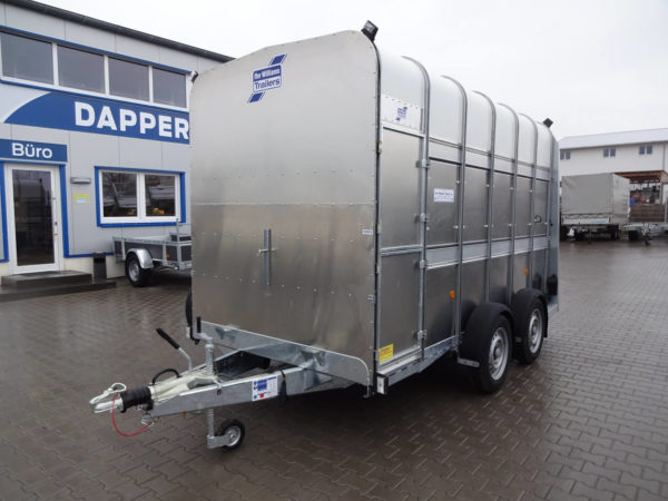 Ifor Williams TA510G 12x7 3,74x1,75x2,12m 3500kg +Rampetür +Windspoiler +Quertrennung – Bild 3