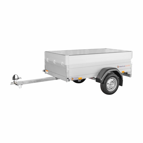 Saris McAlu Deckelanhänger 2,05x1,33x0,50m 750kg zwei Dachgepäckträger – Bild 5