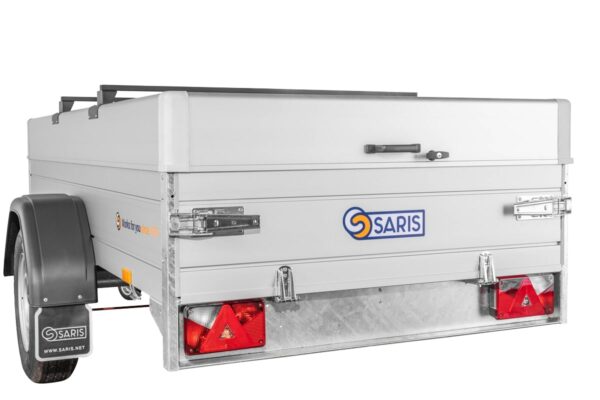 Saris McAlu Deckelanhänger 2,05x1,33x0,50m 750kg zwei Dachgepäckträger – Bild 3