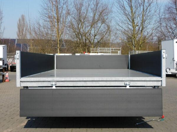 Saris K3 HD Heavy Duty 3,56x1,84x0,35m 3500kg Dreiseitenkipper elektrisch Blattfederung Auffahrpaket Nothandpumpe Black Edition LED Beleuchtung verstärktes Stützrad – Bild 10