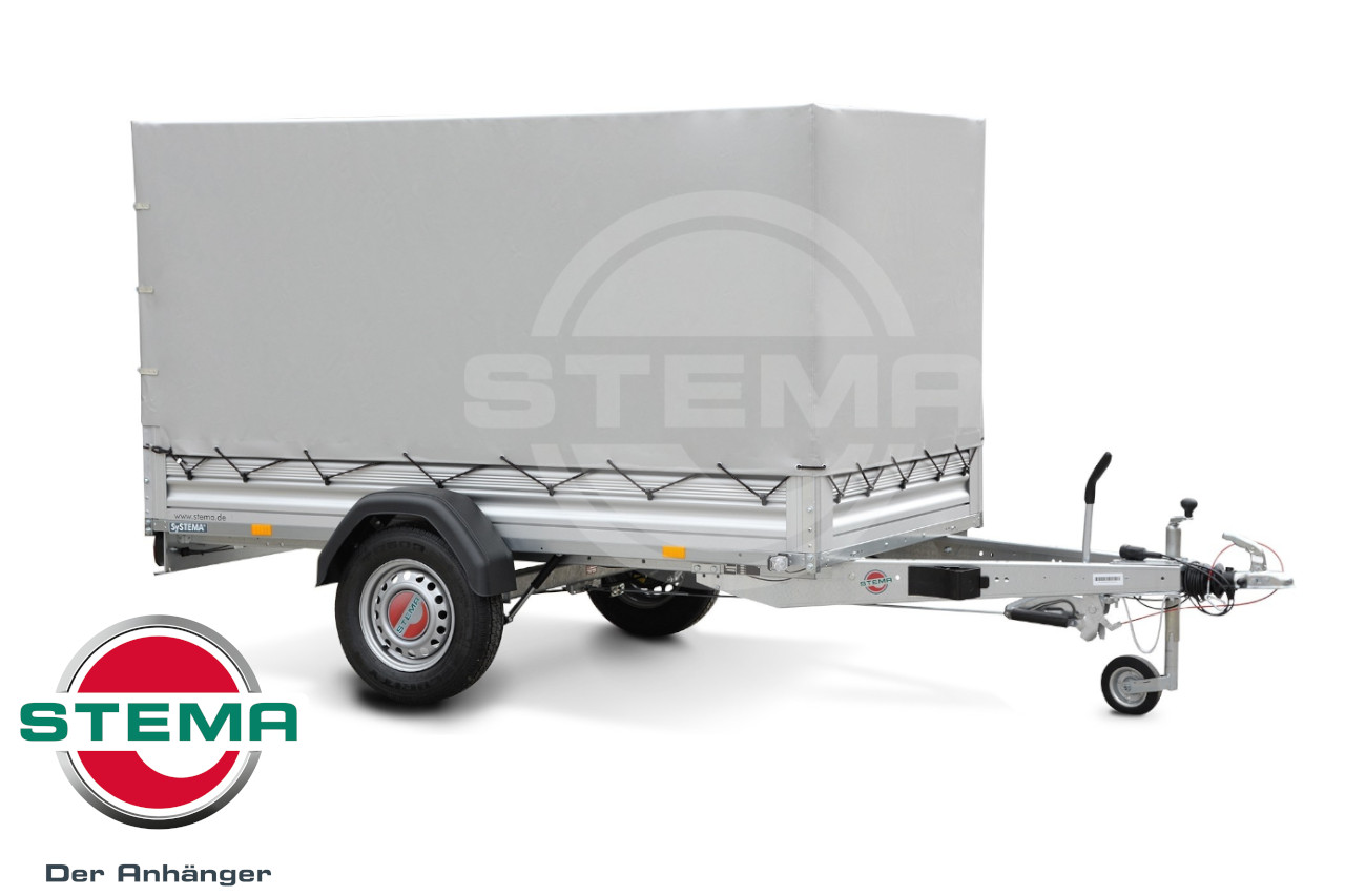 Stema STL Alu 2,51x1,28x1,35m 1300kg mit Plane & Spriegel