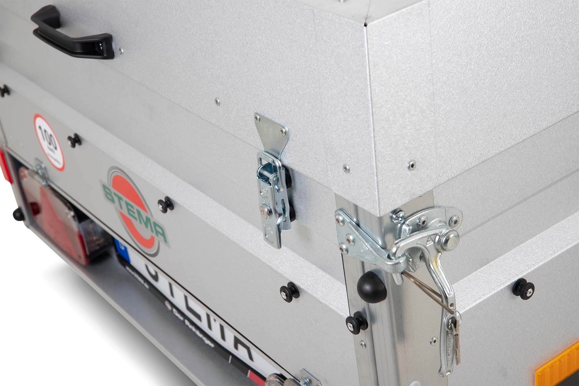 Stema Deckelanhänger 2,01x1,08m 850kg gebremst mit Reling – Bild 9