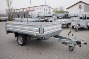 Stema Systema Hochlader Aluminium 2,51×1,53m 1300kg 100 Km/h