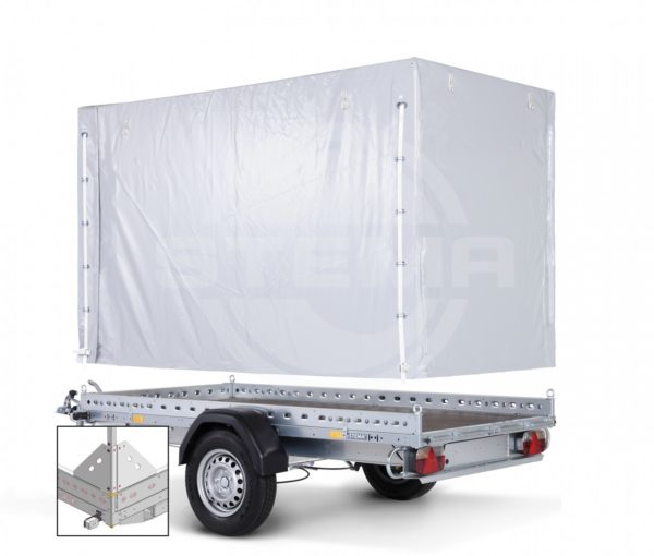Stema ZL00404 Planenset 185 cm zur Montage auf Plattformanhänger