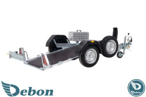 Debon Roadster Moto 1V3 600kg kippbar +Ersatzrad +Staubox +Motorradauffahrschiene