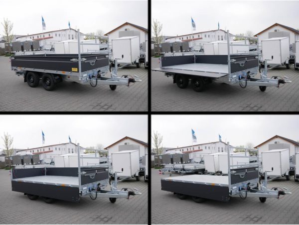 Hapert Cobalt Plus 3,35x1,80x0,40m 3500kg Dreiseitenkipper Pulverbeschichtet elektrisch Nothandpumpe Auffahrpaket Parabelfederung – Bild 20