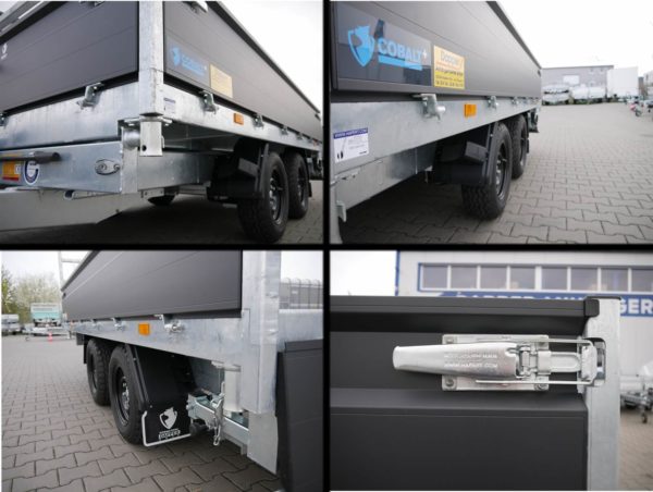 Hapert Cobalt Plus 3,35x1,80x0,40m 3500kg Dreiseitenkipper Pulverbeschichtet elektrisch Nothandpumpe Auffahrpaket Parabelfederung – Bild 22
