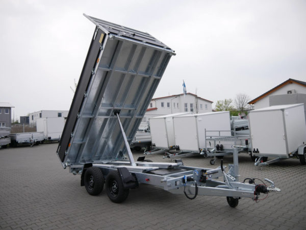 Hapert Cobalt Plus 3,35x1,80x0,40m 3500kg Dreiseitenkipper Pulverbeschichtet elektrisch Nothandpumpe Auffahrpaket Parabelfederung – Bild 3