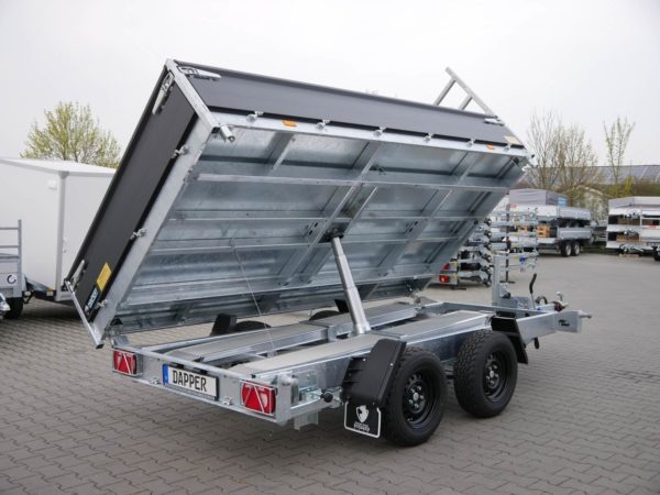 Hapert Cobalt Plus 3,35x1,80x0,40m 3500kg Dreiseitenkipper Pulverbeschichtet elektrisch Nothandpumpe Auffahrpaket Parabelfederung – Bild 7