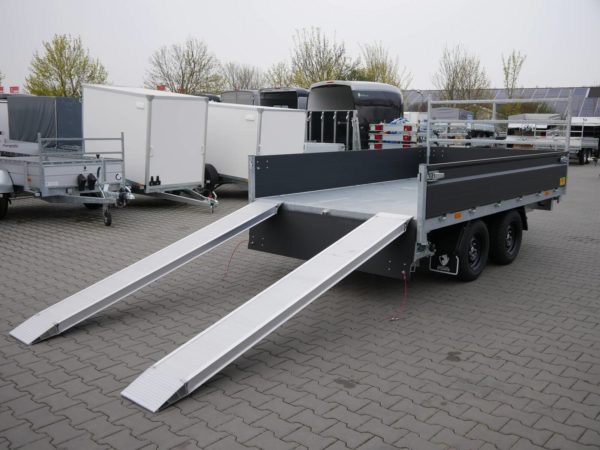 Hapert Cobalt Plus 3,35x1,80x0,40m 3500kg Dreiseitenkipper Pulverbeschichtet elektrisch Nothandpumpe Auffahrpaket Parabelfederung – Bild 9