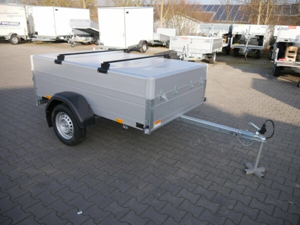 Saris McAlu Deckelanhänger 2,05x1,33x0,50m 750kg zwei Dachgepäckträger – Bild 2
