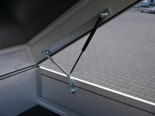 Saris McAlu Deckelanhänger 2,05x1,33x0,50m 750kg zwei Dachgepäckträger – Bild 11