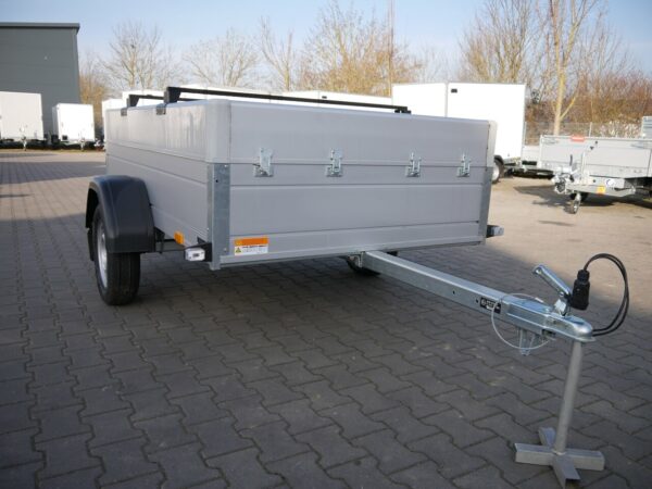 Saris McAlu Deckelanhänger 2,05x1,33x0,50m 750kg zwei Dachgepäckträger – Bild 3