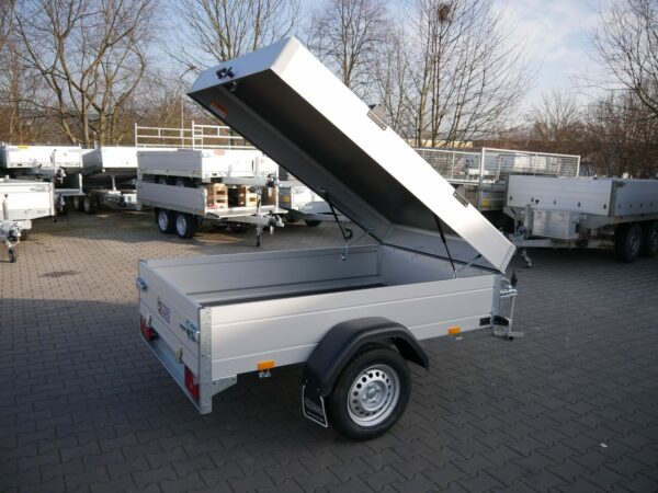 Saris McAlu Deckelanhänger 2,05x1,33x0,50m 750kg zwei Dachgepäckträger – Bild 9