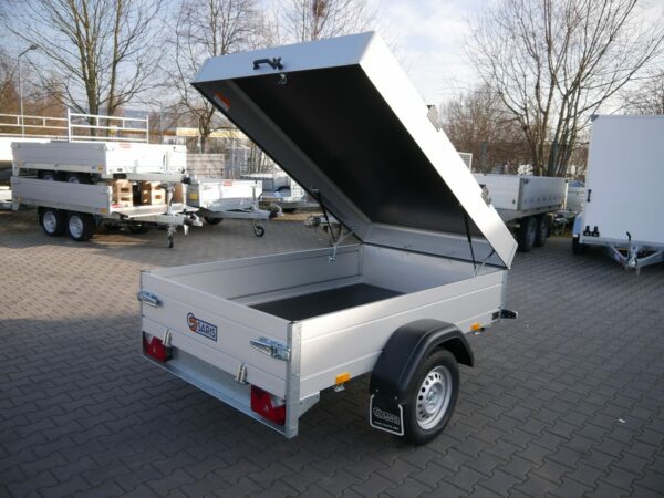Saris McAlu Deckelanhänger 2,05x1,33x0,50m 750kg zwei Dachgepäckträger – Bild 10