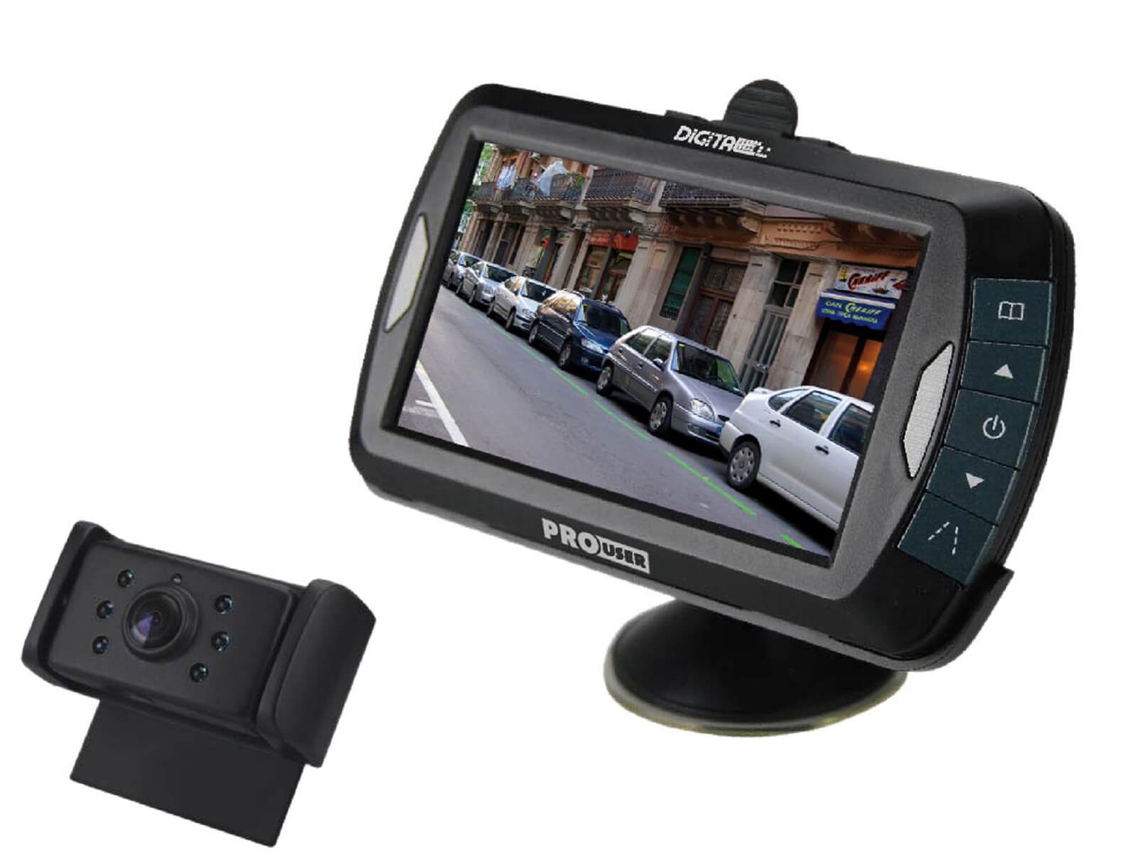 Pro-User DRC4310 Digitale Funk Rückfahrkamera mit 4,3“ Monitor |  Anhängercenter Dapper GmbH