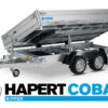 Hapert Cobalt HM-2 4,05x2,00x0,30m 3500kg elektrisch Nothandpumpe Parabelfederung Auffahrpaket niedriges Fahrwerk