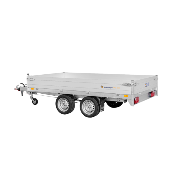 Saris K1 3,06x1,70x0,30m 2700kg Rückwärtskipper Handpumpe – Bild 6